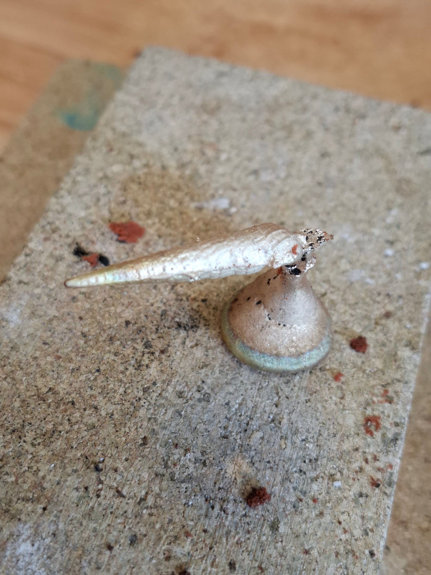 Silver auger shell pendant necklace - Shelley Ide Jewellery