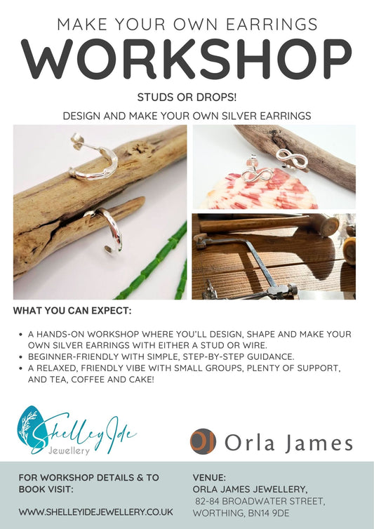 Silver Earring Workshop - Shelley Ide Jewellery