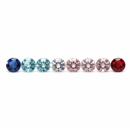 Birthstones Pure White Background