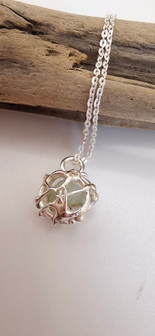 Tangled Tides Fishing Net Inspired Charm Silver Bracelet | Ocean-Inspired Handmade Jewellery