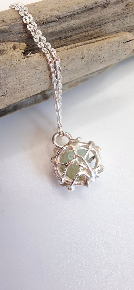 Tangled Tides Fishing Net Inspired Charm Silver Bracelet | Ocean-Inspired Handmade Jewellery
