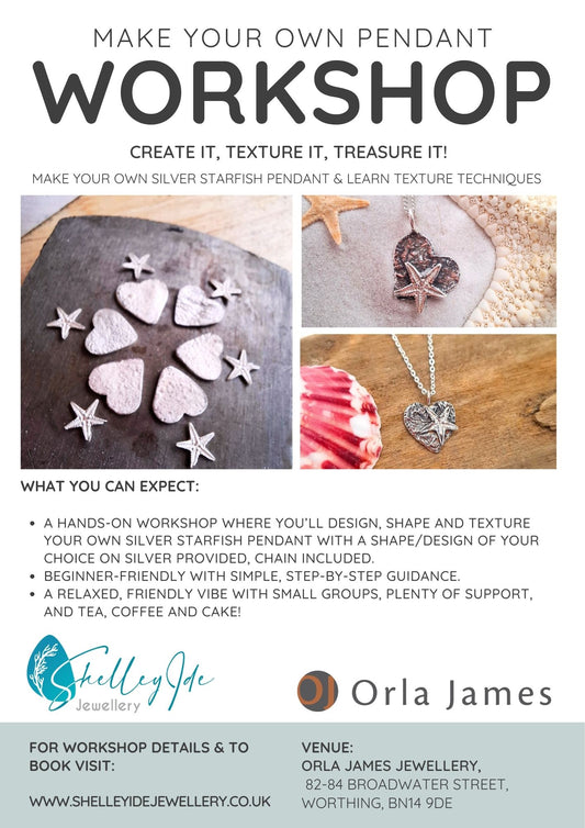 Silver Pendant Jewellery Workshop - Shelley Ide Jewellery