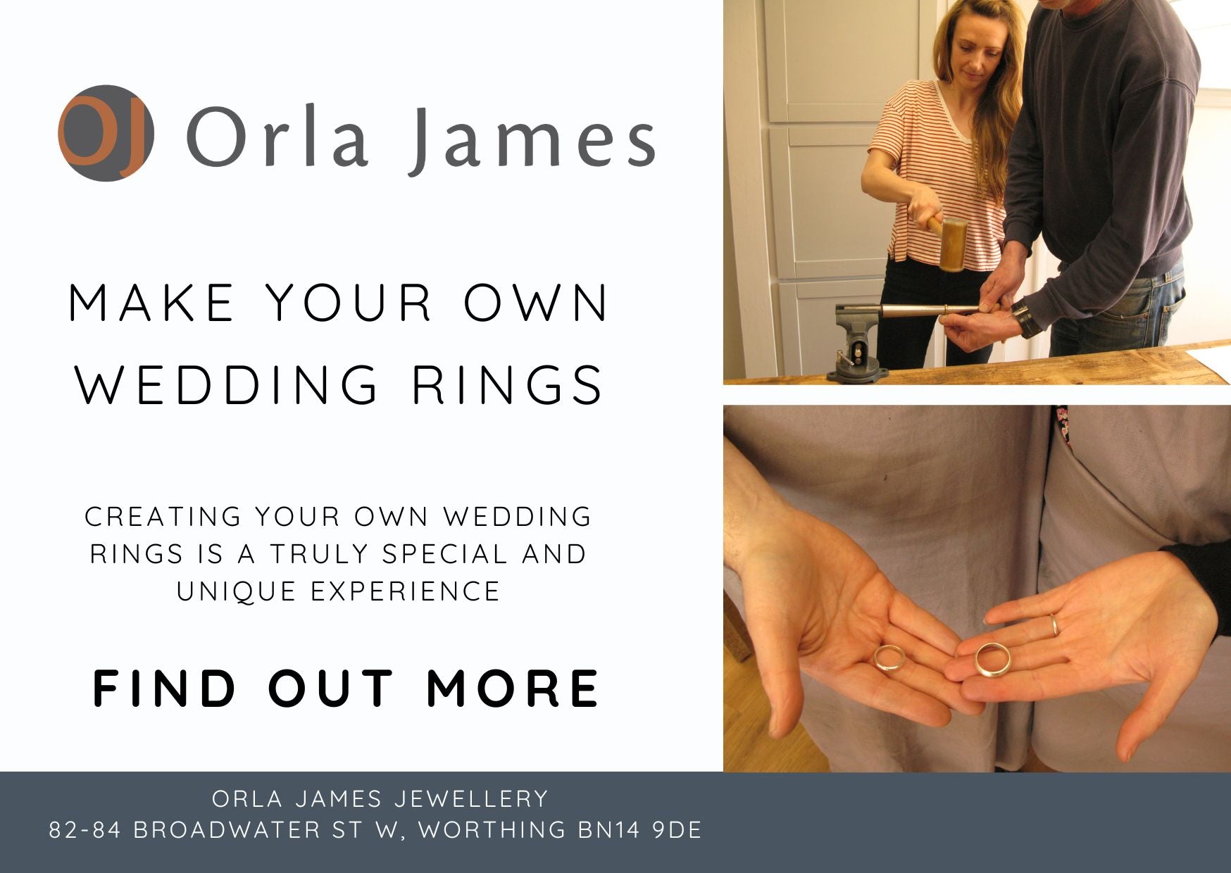 Orla James Jewellery Wedding Ring Workshops - Shelley Ide Jewellery